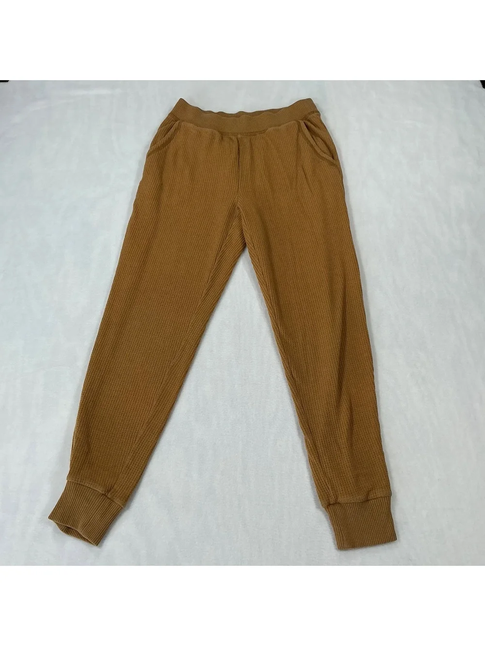Aerie Brown‎ Waffle Knit Jogger Pants XS